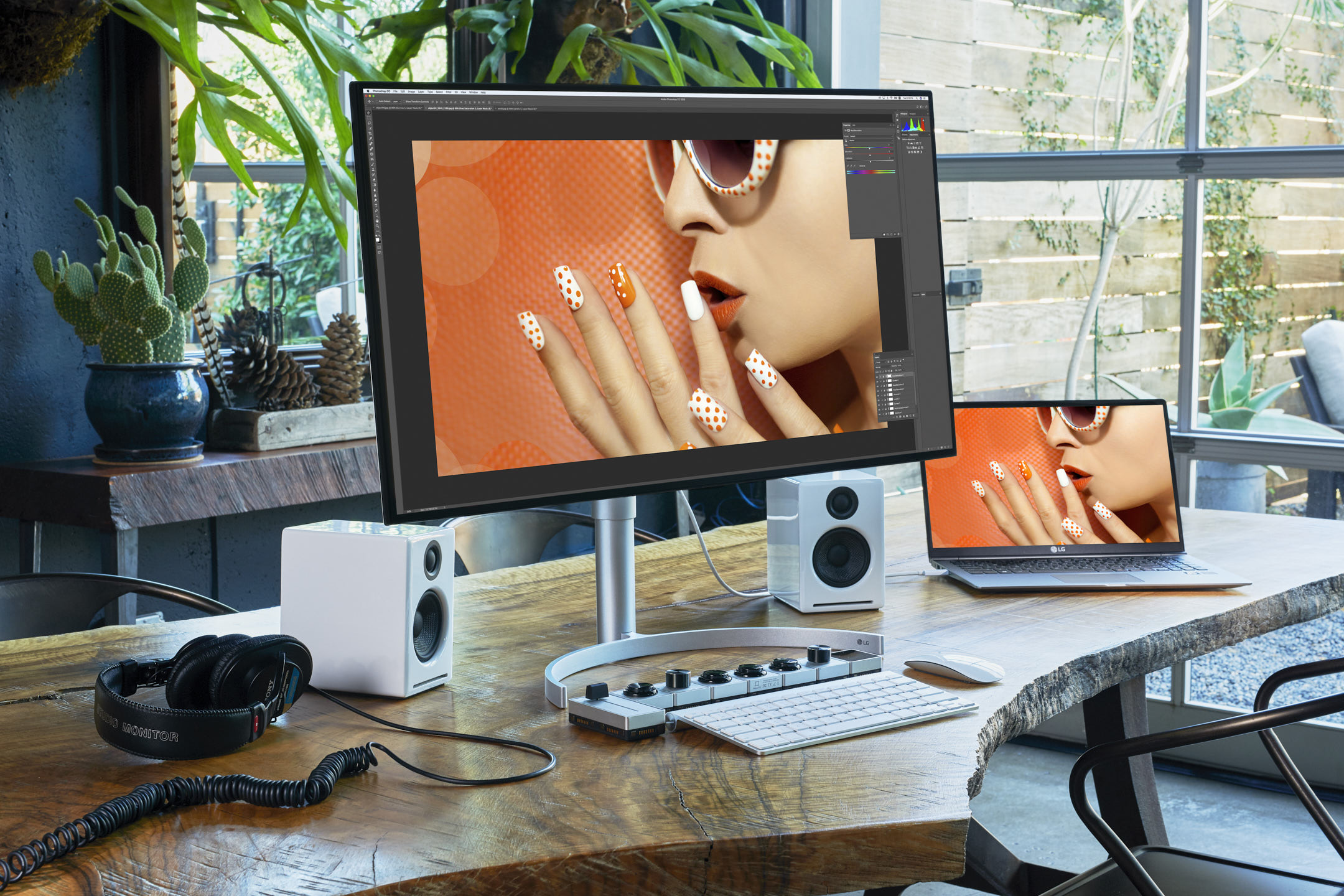 LG Ultra Wide Monitors shot by Matthew Roharik Los Angeles Lifestyle Product Photographer
